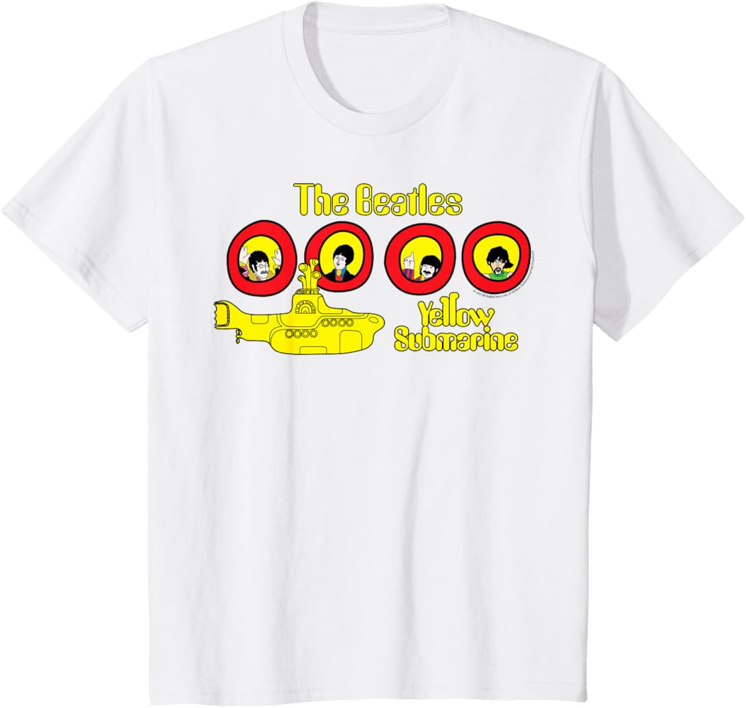 Amazon | ビートルズ イエローサブマリン Tシャツ | Tシャツ